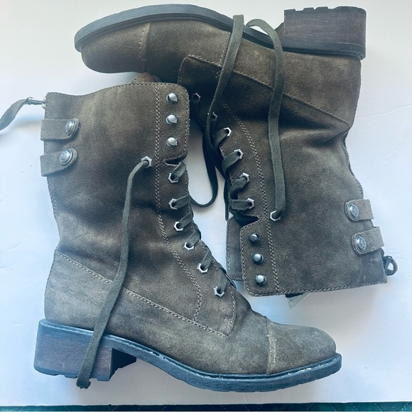 Sam Edelman Shoes - Sam Edelman Brian Suede Combat Boots- 9